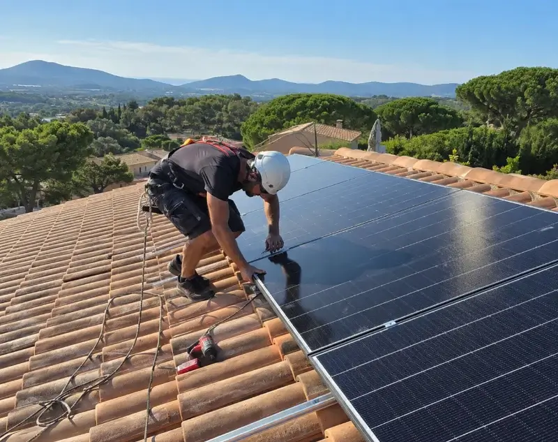 Installateur panneaux solaires Pontevès — pose photovoltaïque sur toiture