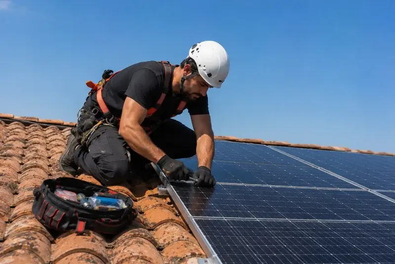 Maintenance et monitoring de panneaux solaires à Pontevès