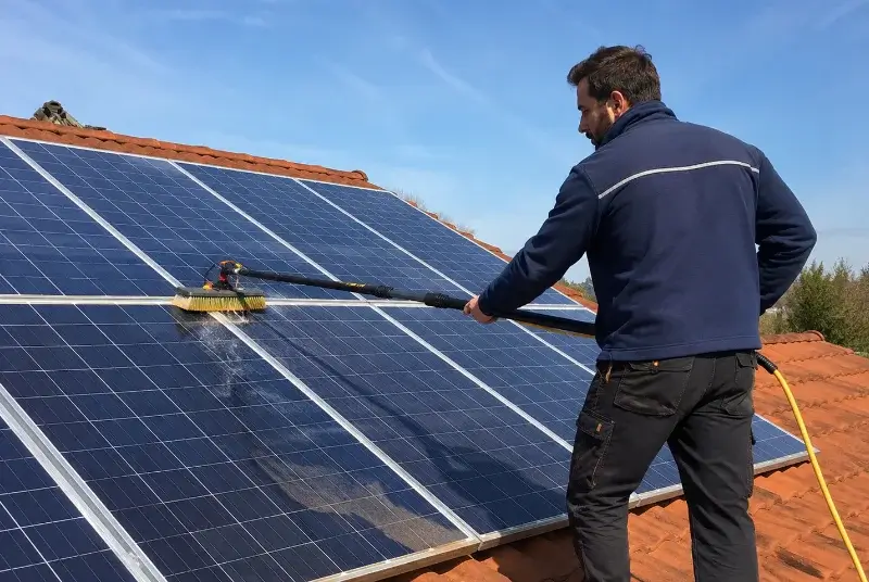 Nettoyage et entretien de panneaux solaires à Pontevès