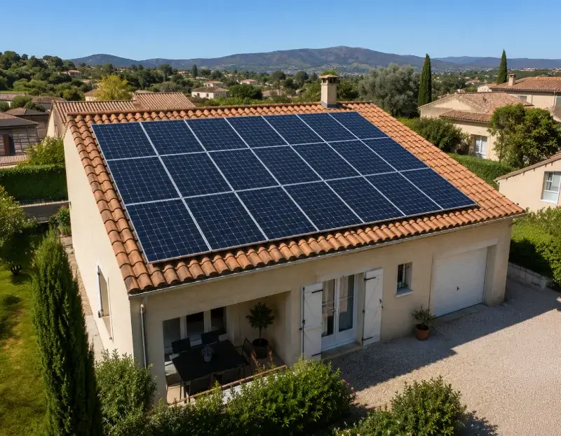Prime à l'autoconsommation panneaux solaires Pontevès — aide financière de l'État